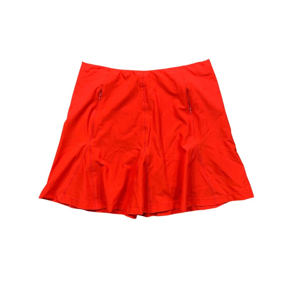 Tail Skort Women 6 Red Activewear A Line Flutter Performance Tennis Inner Lined